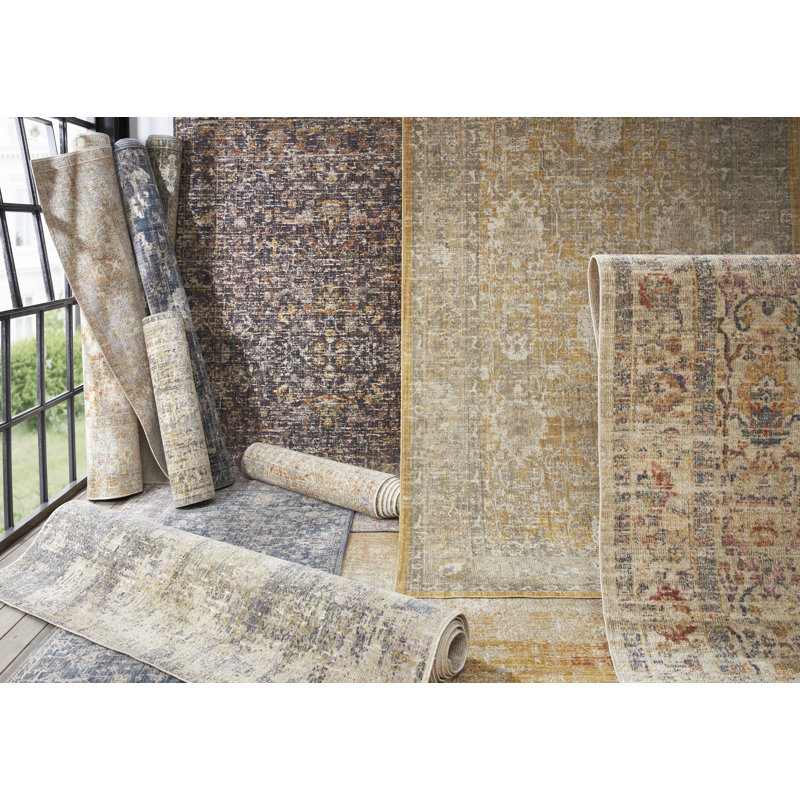 Gizeh Cream/Red Indoor/Outdoor Rug, Runner 80 x 200 cm
