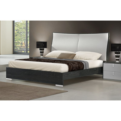 Lit plateforme tapissier Xeros