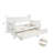 Wood Daybed With  Trundle (White)