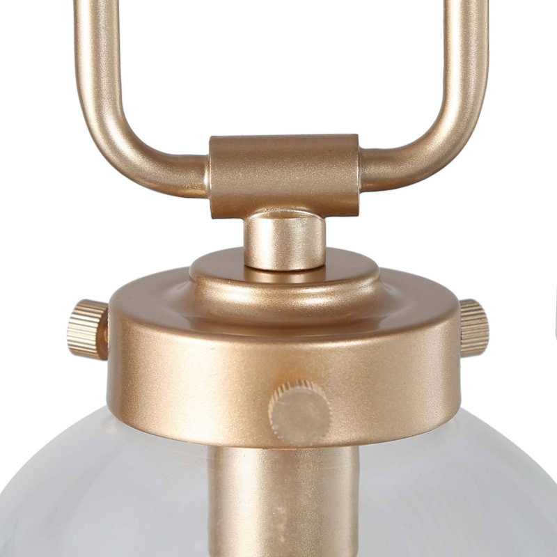 Mini-luminaire suspendu sphère 1 lumière Alec , Or rosé brossé
