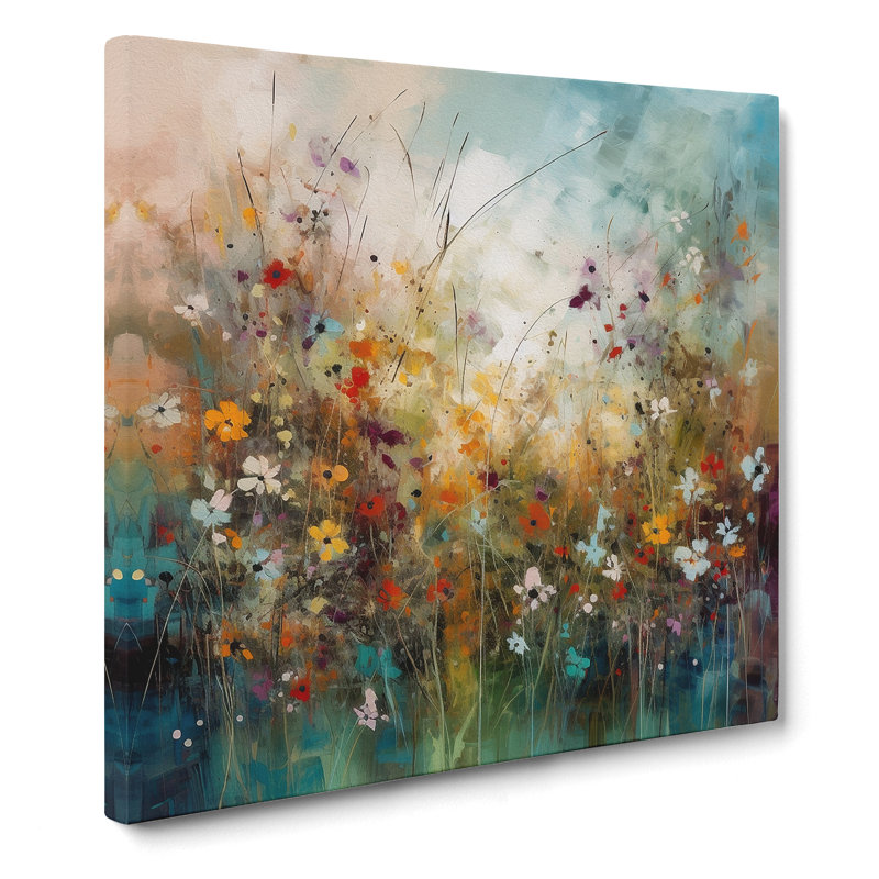 Meadow Abstract No.3 - No Frame Print, 50cm H x 50cm W x 3cm D
