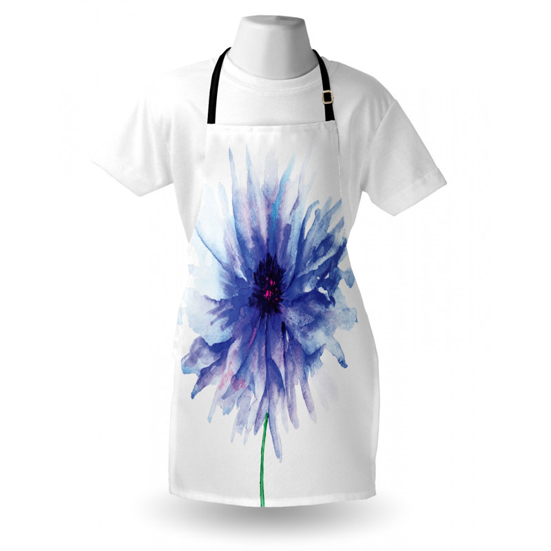 Tablier de fleur aquarelle