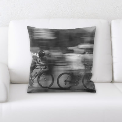 Housse et insert de coussin carré flouté