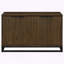 Armoire décorative en bois d'ingénierie à 4 portes Thurston - H 30 po x l 47,25 po