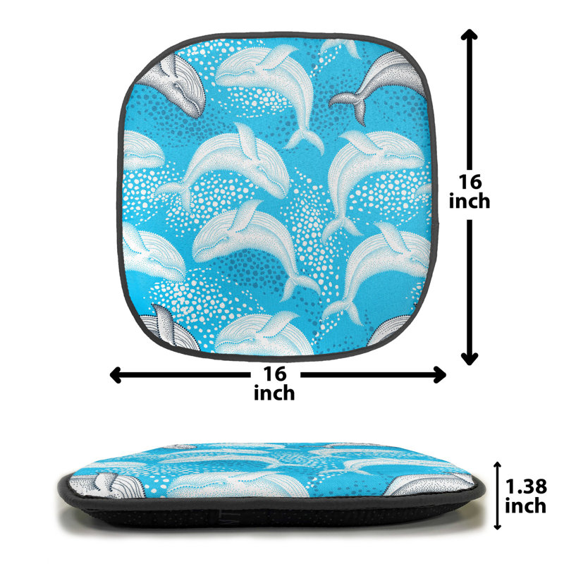 Outdoor 1.38'' Dining Chair Seat Cushion
