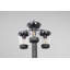 Adriella Anthracite Solar Powered Metal Pathway Light