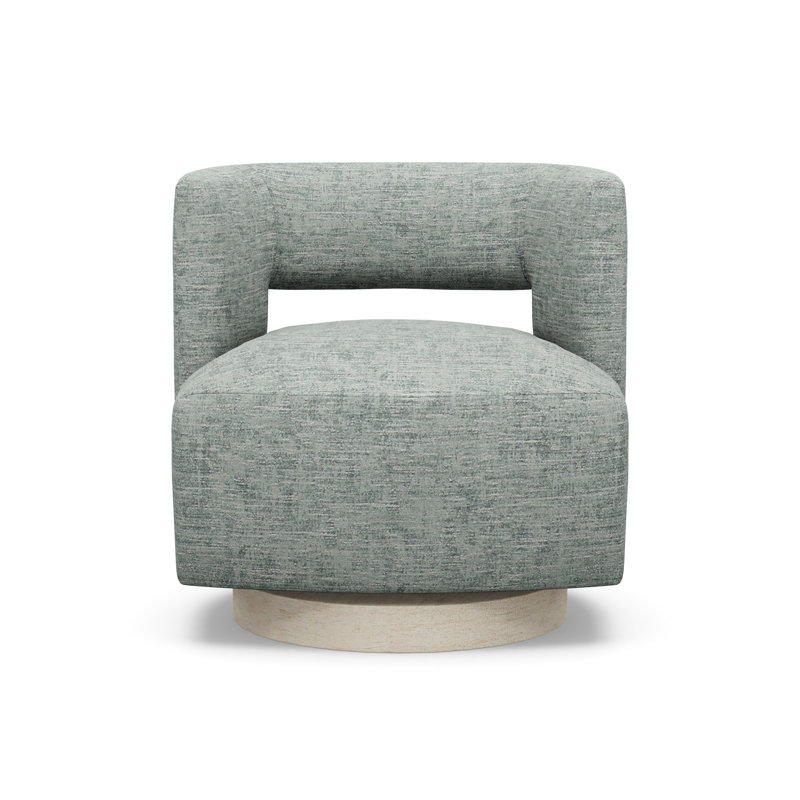 Crystle Swivel Barrel Chair, Sandstone, 9637-49