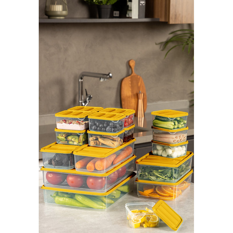 Ensemble de boîte de rangement, Orange