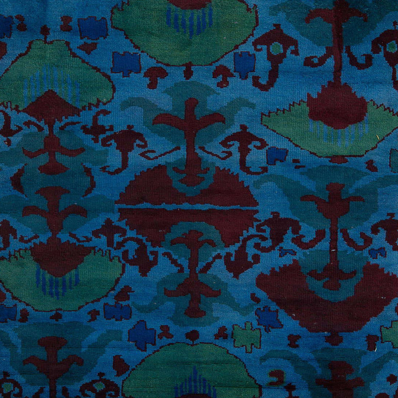 Tapis abstrait moderne 5413, Carré 3 pi