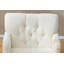 Fauteuil d'appoint rembourré capitonné 2 pièces-993394897