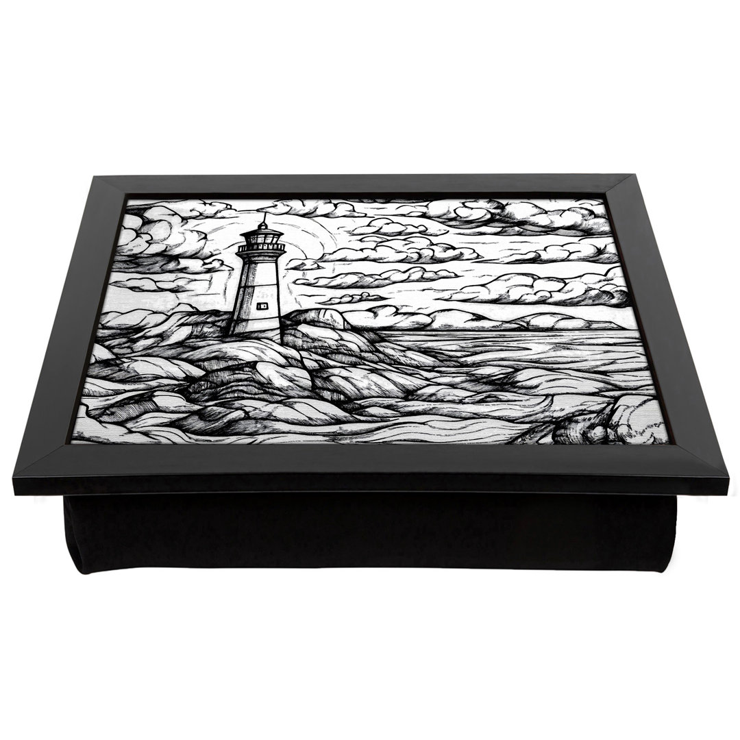 Lighthouse Design  Lap Tray with Cushion