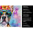 Boston Terrier Hippie Dawg Kitchen Towel