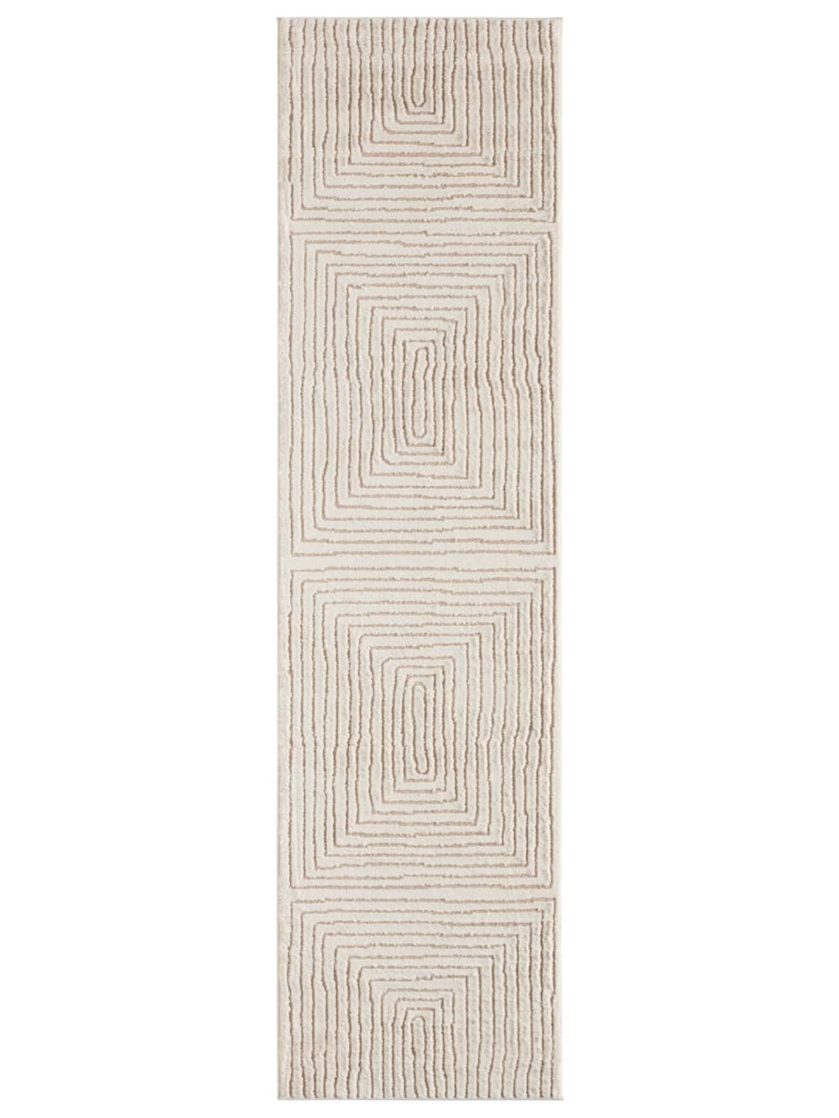 Quillan Beige Rug, Runner 2'5" x 10'