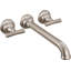 Beauclere™ Two Handle Wall Mount Tub Filler-1120627687-1120627683