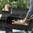 36.6'' Barrel Charcoal Grill With Offset Smoker