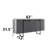 Metal Legs Console With 4 Cabinets-2055037858