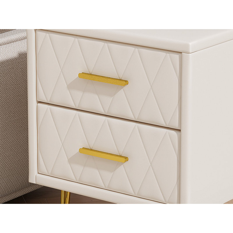 41cm W Manufactured Wood Bedside Table