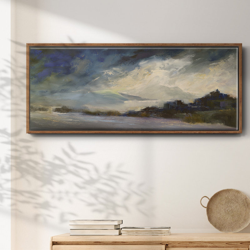 Seaside Sanctuary- Framed Canvas, 24" H x 60" W