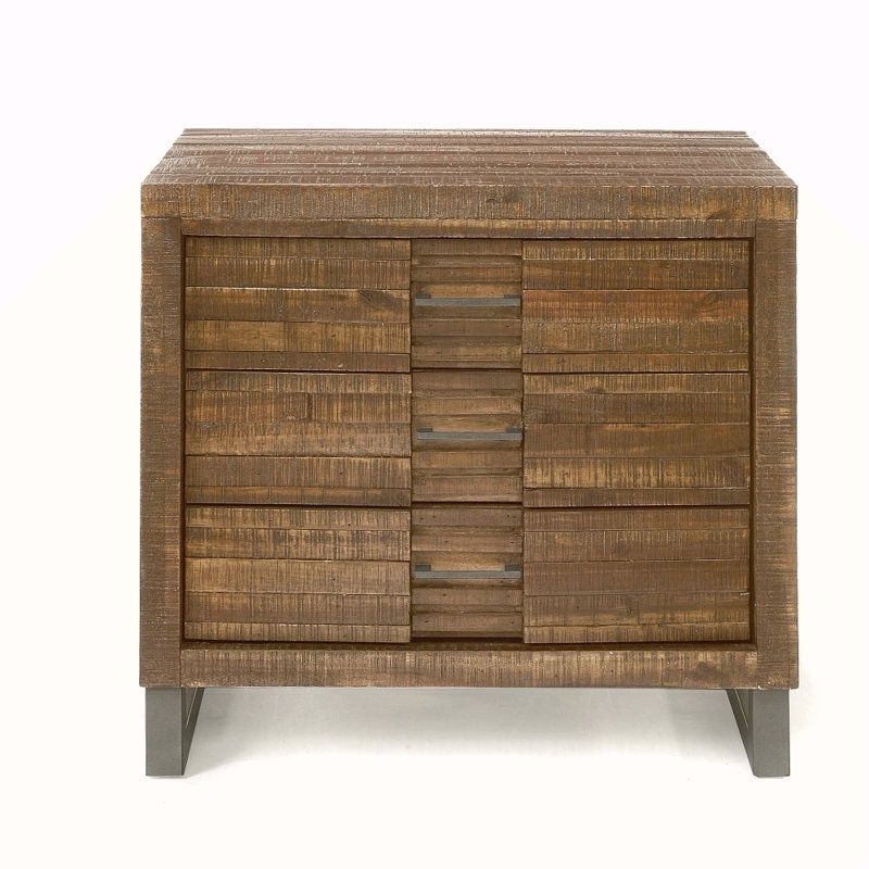 Table de chevet 3 tiroirs Rustic Aesthetic