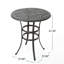 Table de bar en fonte d'aluminium