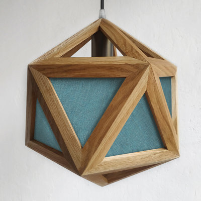 Chestnut 1 - Light Oil Geometric Pendant