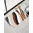Curved Brown Tone Pattern, Bath Mat, 16 X 24 Inches