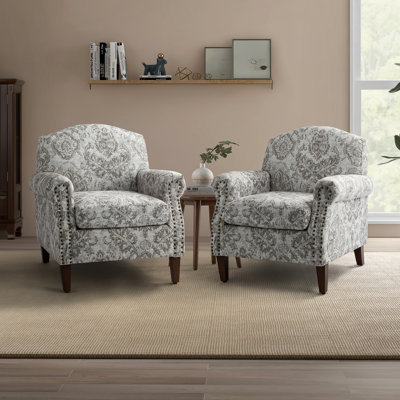 Mooresville Armchair With Nailhead Trims