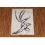 One-of-a-Kind 3'11" X 4'9" New Age Wool Area Rug in