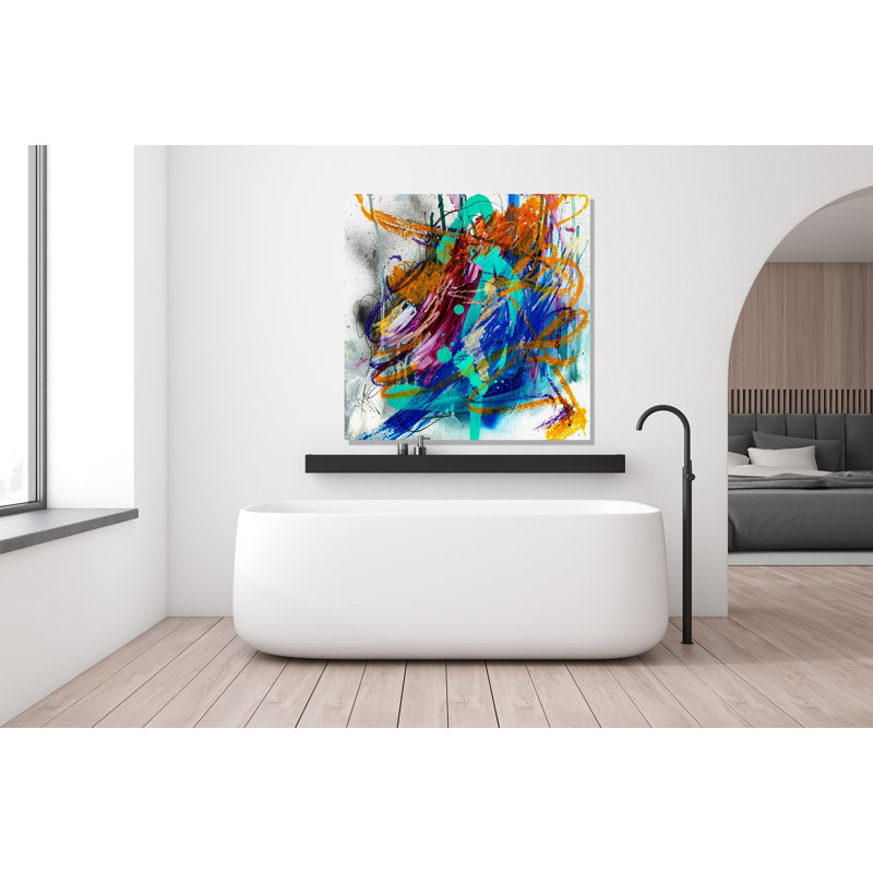 Agate Print by John Beard, 36" H x 36" W x 1.5" D, Wrapped Canvas