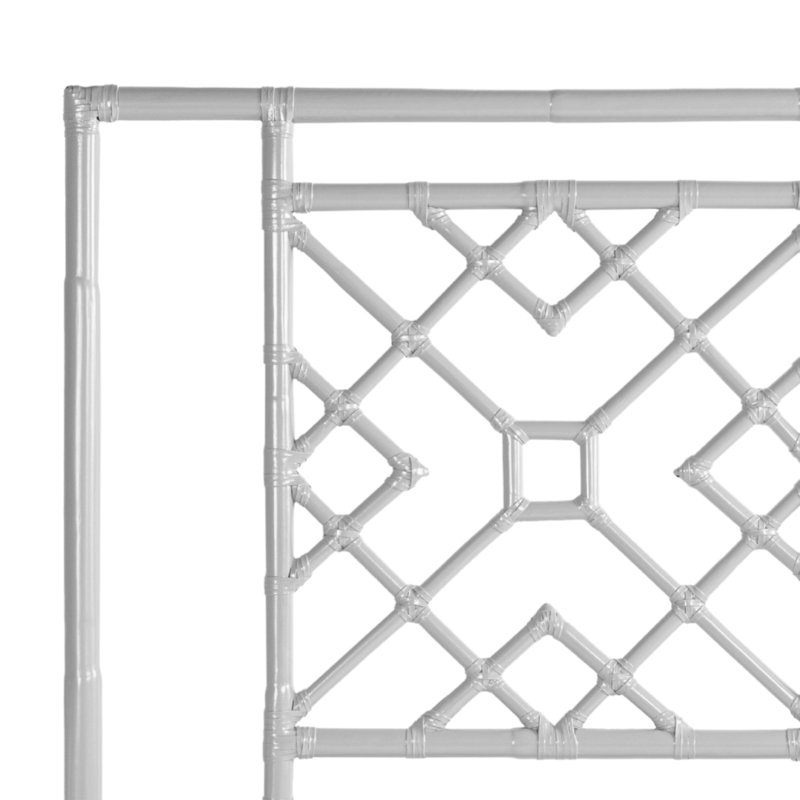Ananias Platform Bed, Twin, Light Gray