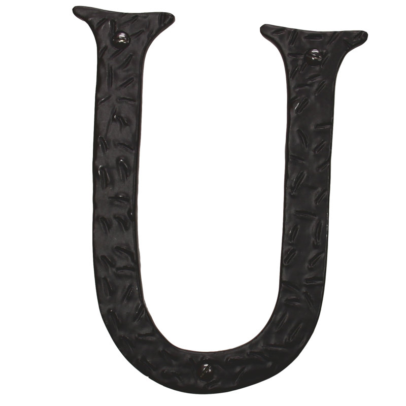 Lettre 6 po H, U