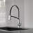 Pivotal Single Handle Exposed Hose Kitchen Faucet-32925676