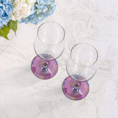 Sous-verres ronds en cuir Monkey