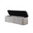 Orane Gray Linen Bench w/Storage