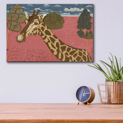 «Savanna Stroll» par Stellar Design Studio, art mural en verre acrylique