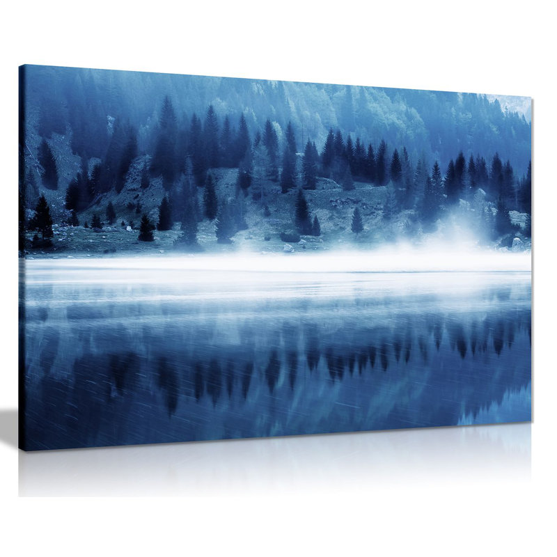Glacial Lake - Wrapped Canvas Print, 31cm H x 46cm W