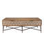Oikos Solid Wood Cross Legs Coffee Table with Storage
