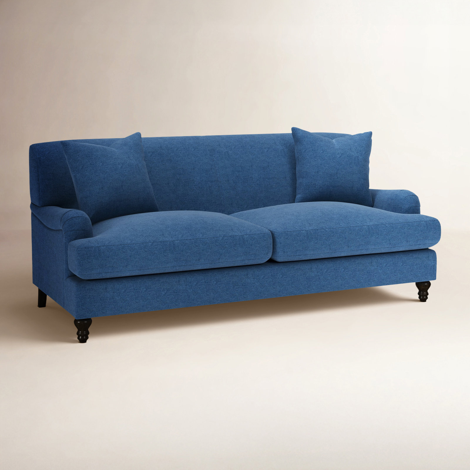 Walters 78'' Tight Back Sofa, Classic Indigo Denim