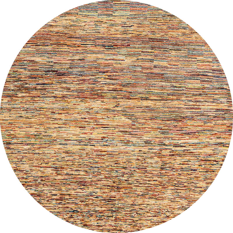 Tapis abstrait moderne 1842, Rond 5 pi