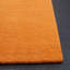 Tapis vert / orange / brun / ivoire en laine fabriqué à la main Arabelle-70712143