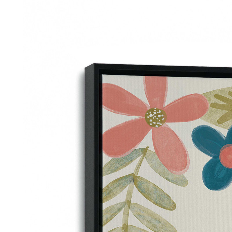 Grateful Heart Coffee by Katie Doucette Art Print, L 12 po x H 12 po, Noir, Toile avec cadre