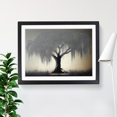 XH1022-8712X Supreme Weeping Willow Tree - Single Picture Frame Print