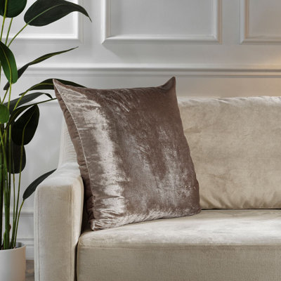 Housse de coussin en velours brillant