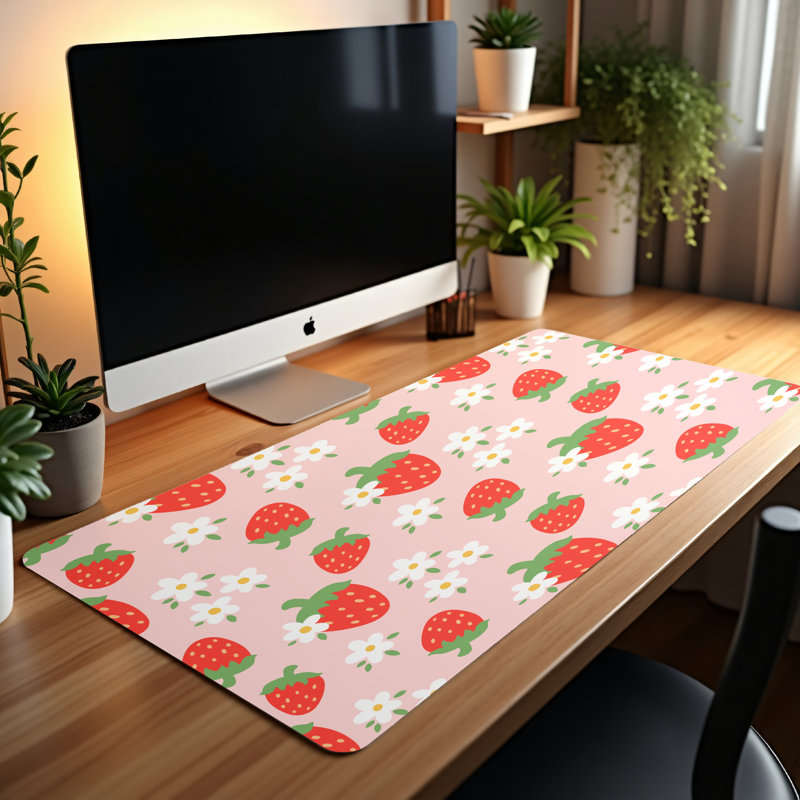 Polyester Desk Pad, 14.4x12.1