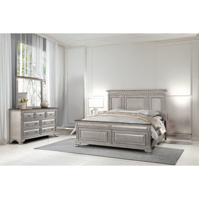 Dorthy Gray Panel Bedroom Set
