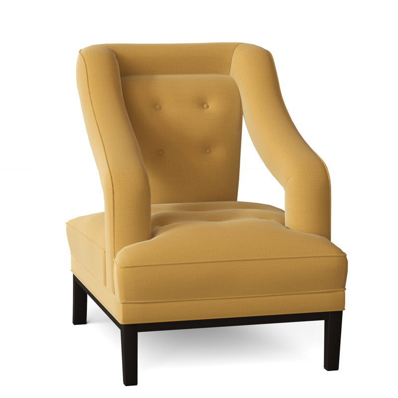 Noel Upholstered Armchair, Highlander Goldenrod