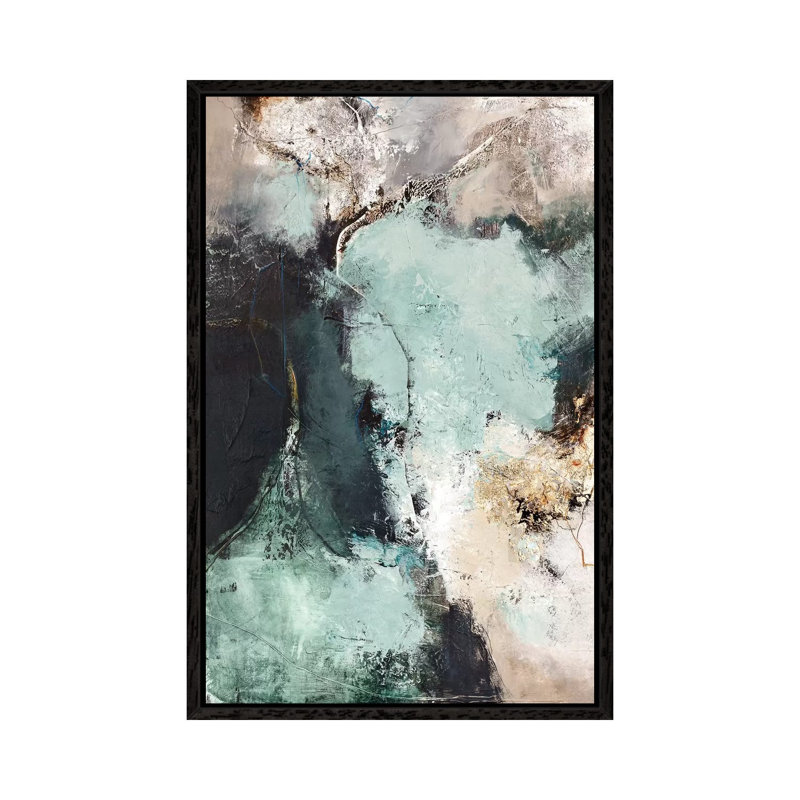 Great Green - Print on Canvas, 66.04 cm H x 45.72 cm W, Black Framed