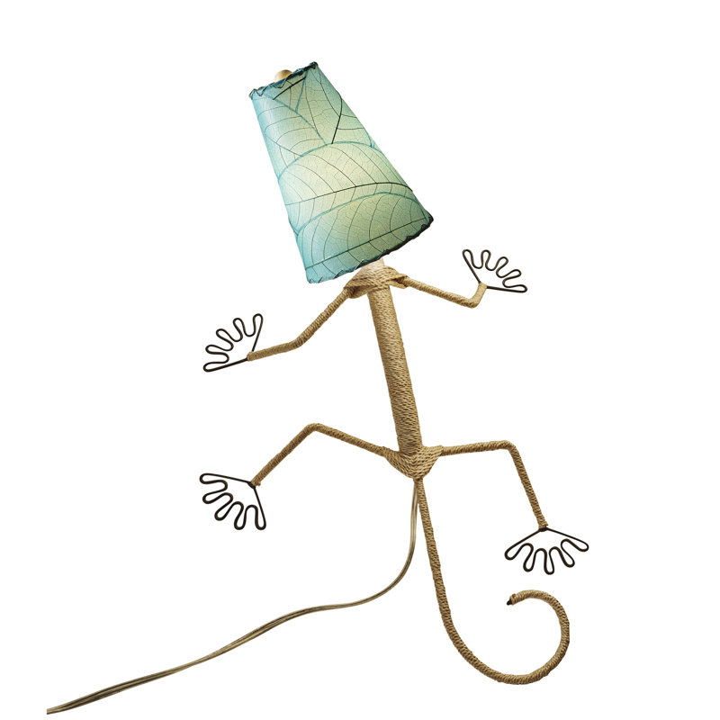 Lampe de lave 16 po salamandre salamandre, Bleu mer