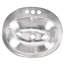 Seville 20" Drop-In Bathroom Sink in Nickel