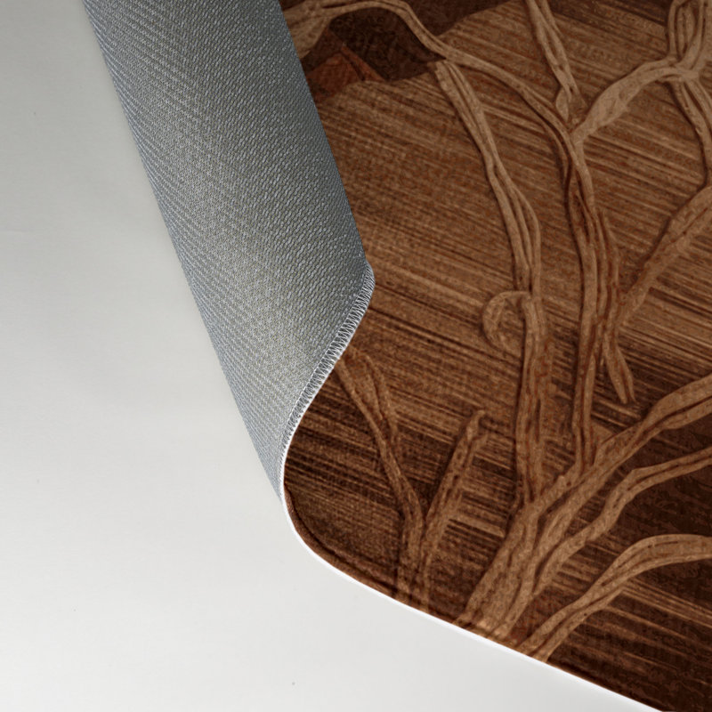 Tapis d'intérieur et d'extérieur brun Nature, Rectangle 9 pi x 12 pi